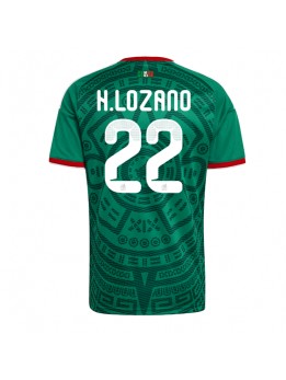 Moški Nogometna dresi replika Mehika Hirving Lozano #22 Domači SP 2026 Kratek rokav